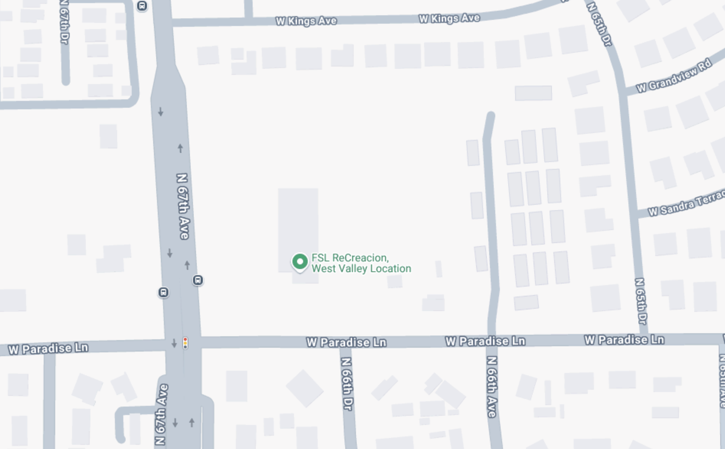 AllThrive 365 Adult Health Day Center - Glendale Map