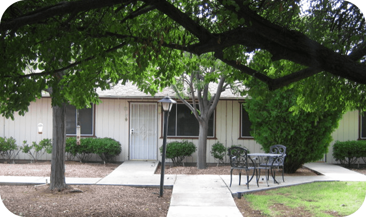 Exterior of an apartment home