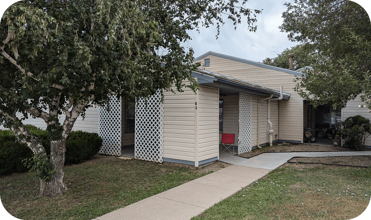 Exterior of an apartment home